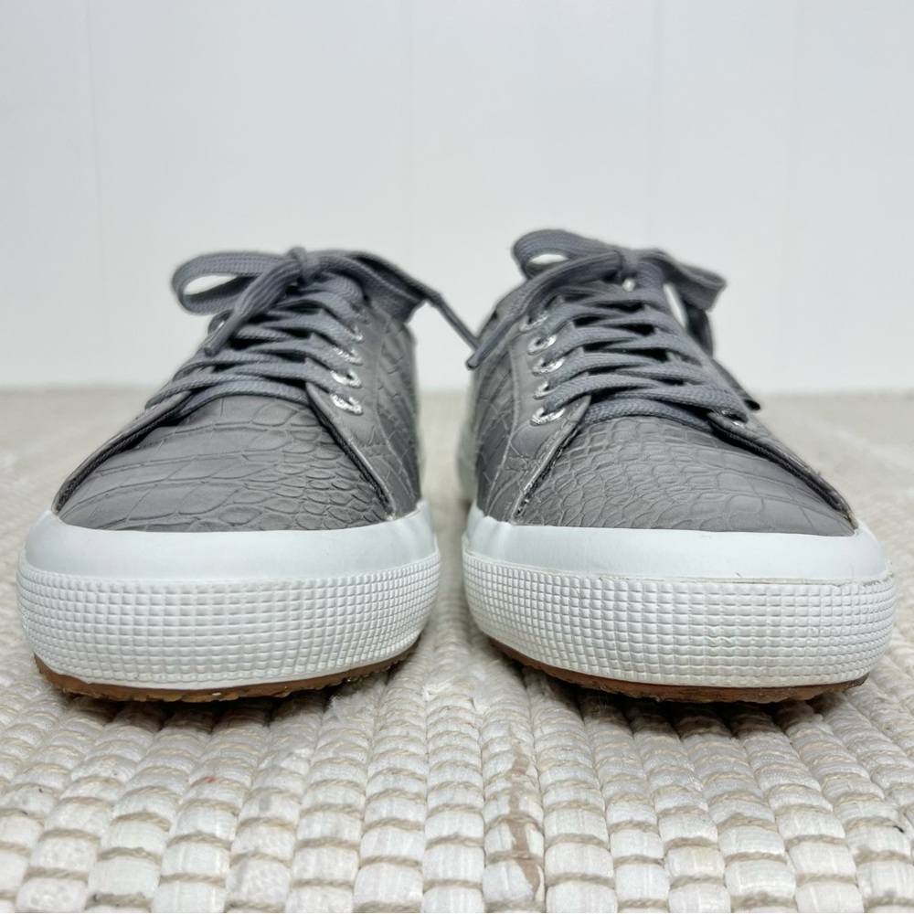 Superga Croc Embossed Sneakers - Picture 5 of 8